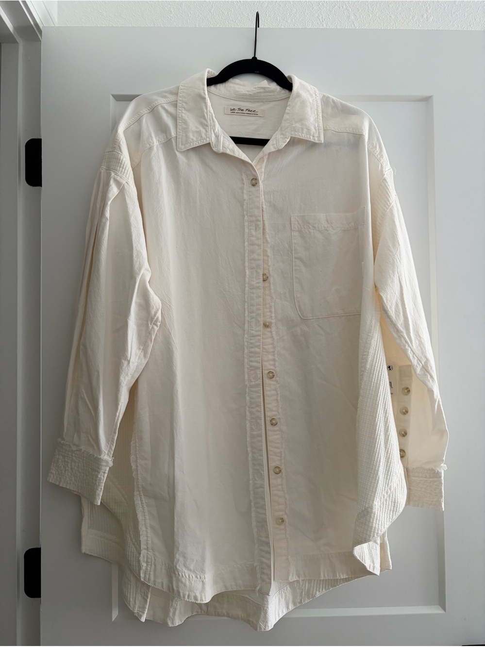 NWT Free People Cool and Clean Button-Down (Size L)